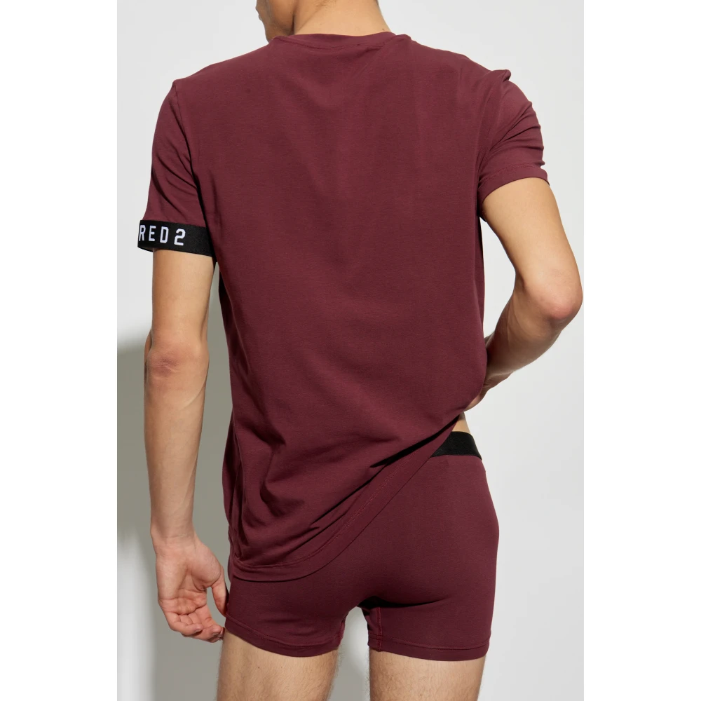 Dsquared2 T-shirt uit de ondergoedlijn Red Heren