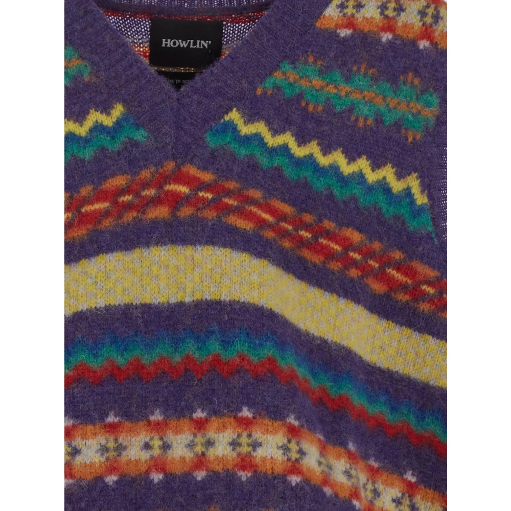 Howlin' Wollen Gebreide Trui Multicolor Heren