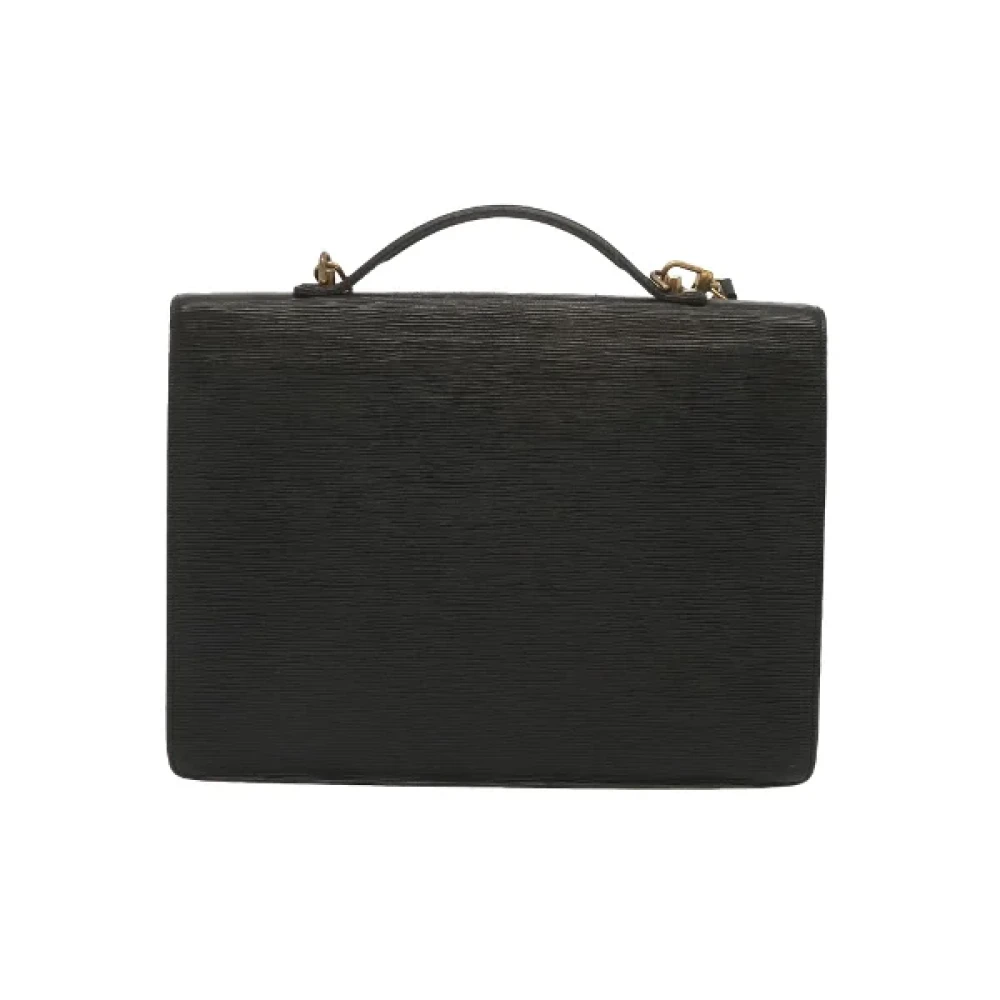 Louis Vuitton Vintage Pre-owned Leather louis-vuitton-bags Black Dames
