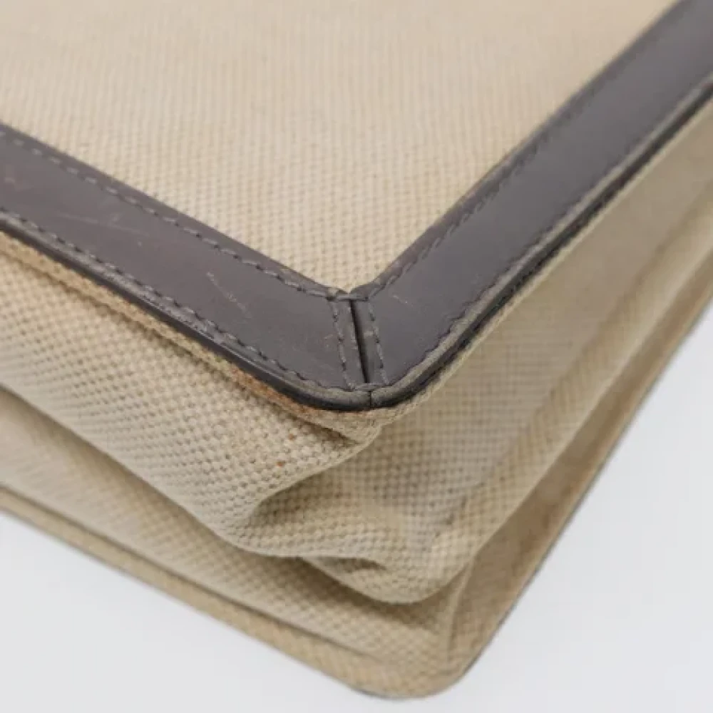 Balenciaga Vintage Pre-owned Canvas balenciaga-bags Beige Dames