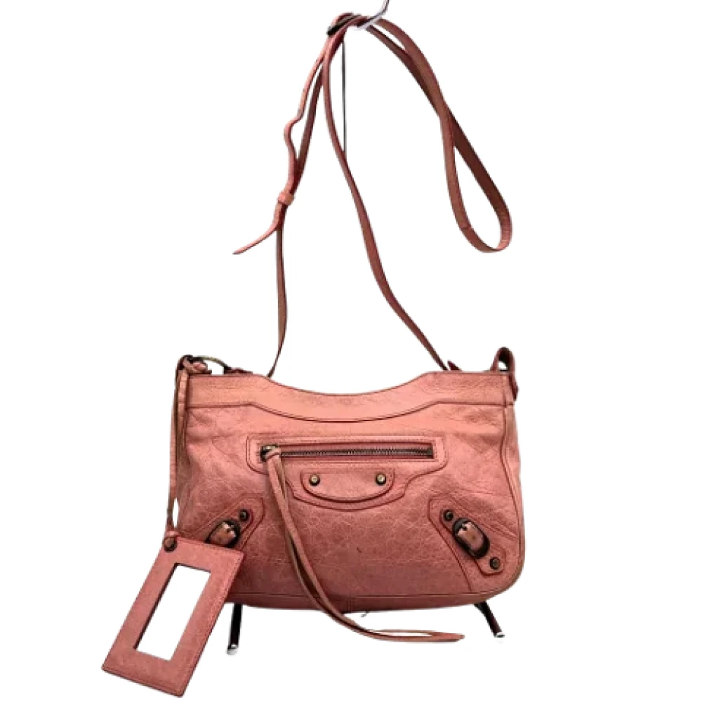 Balenciaga Vintage Pre-owned Leather balenciaga-bags Pink Dames
