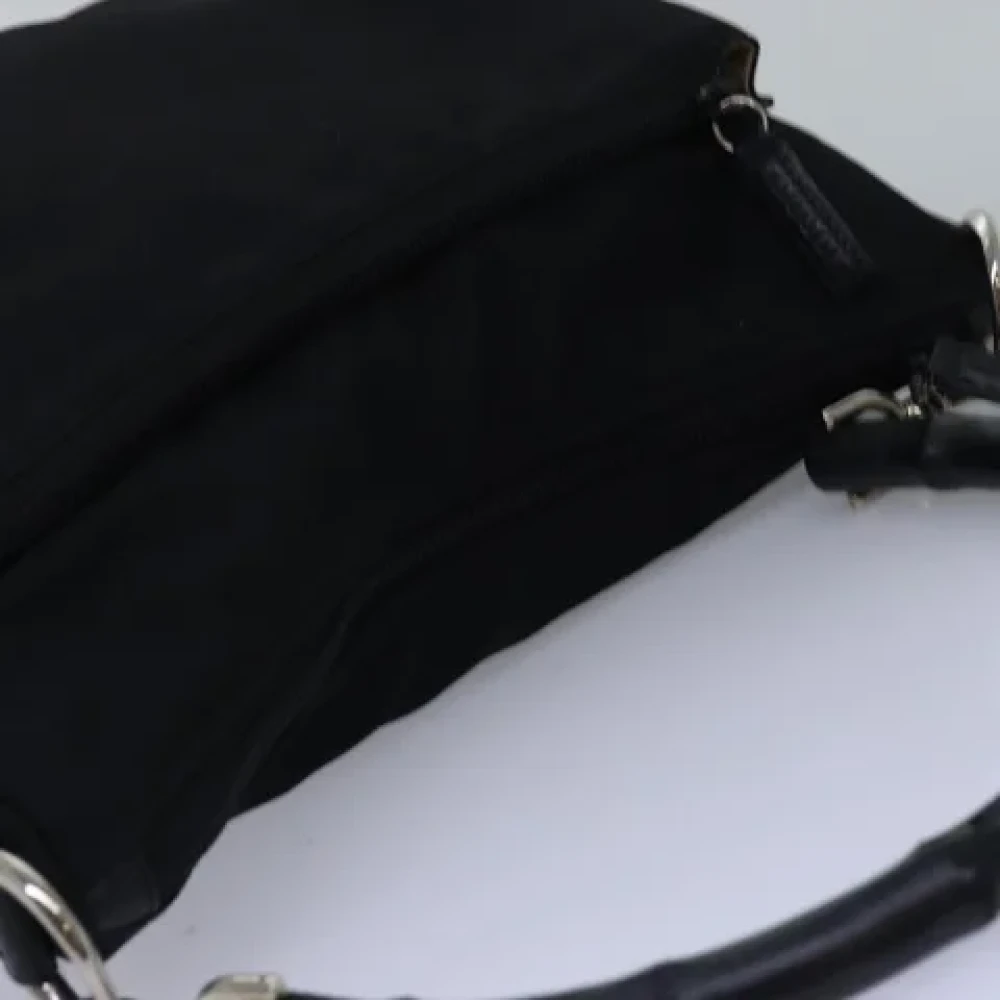 Gucci Vintage Pre-owned Fabric gucci-bags Black Dames
