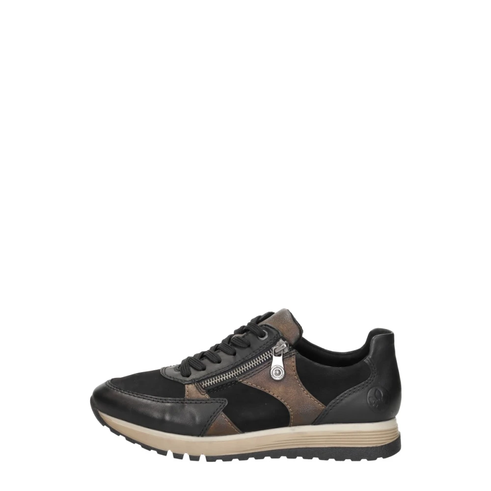 Rieker W2303 Sneaker Low Dames Schoenen Zwart