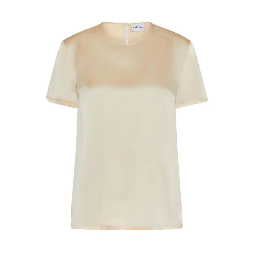 Marella Damen Beige Blusen & Hemden, Sgröße: