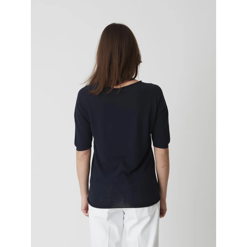 Alpha Studio Dames Crew Neck T-Shirt Blue Dames