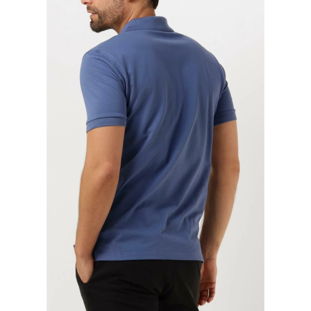Boss Black Heren Polo T-shirts Pallas Blauw Blue Heren