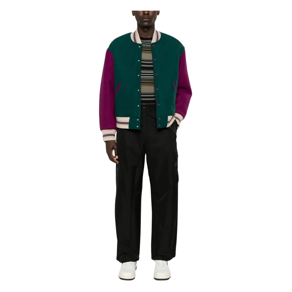 Kenzo Zwarte Cargo Broek met Boke Flower Detail Black Heren