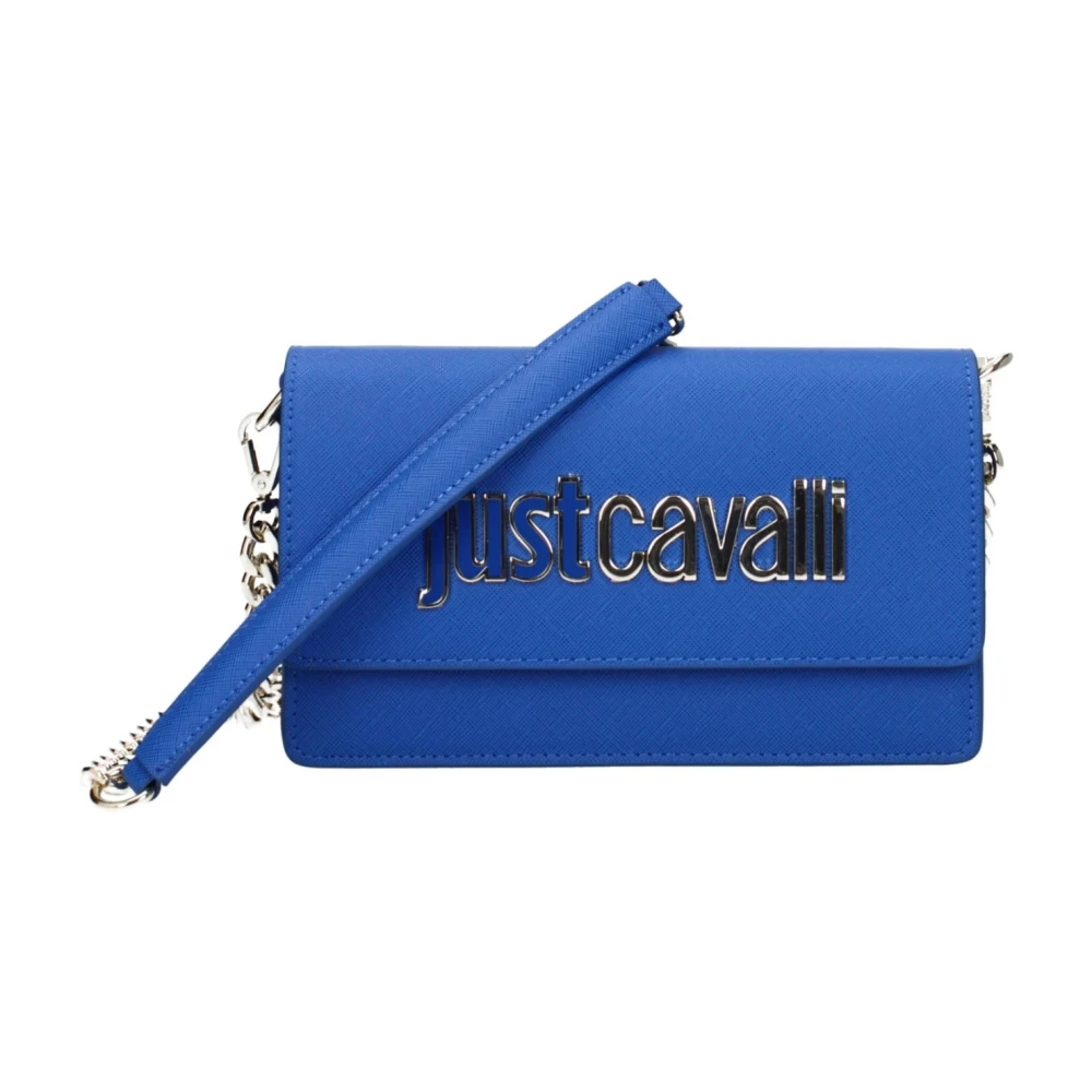 Just Cavalli Blauwe Portemonnees Dames Accessoires Ss24 Blue Dames