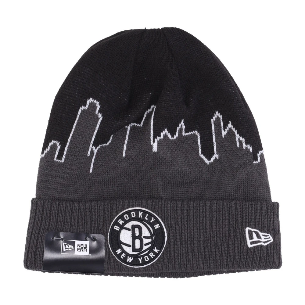 New era Brooklyn Nets NBA Gebreide Muts Black Heren