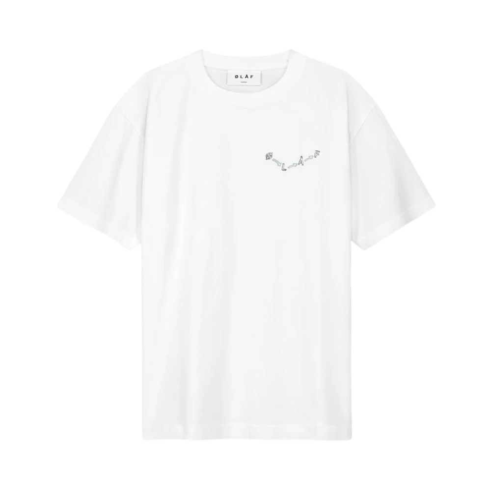 Olaf Hussein Pijl T-shirt White Heren