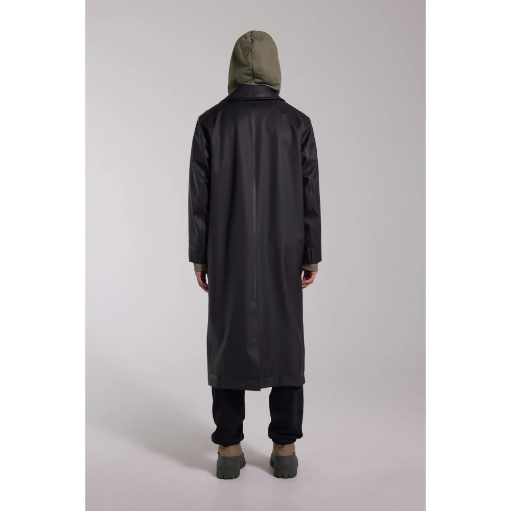 Stutterheim Waterdichte Dubbelrijige Overjas Black Heren