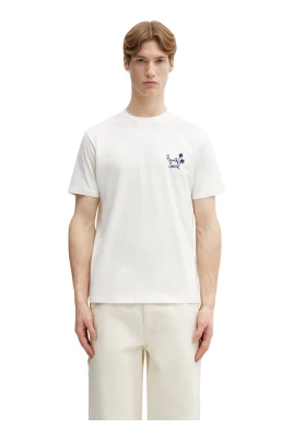 T-shirt med flocktryck