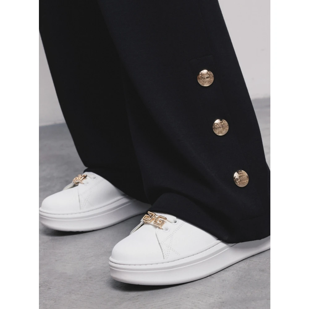 Gaëlle Paris Wijde Pijp Zwarte Broek Black Dames