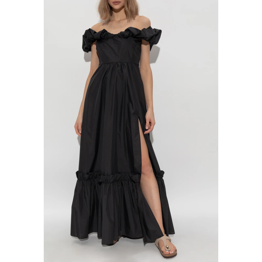 Loveshackfancy Ferra jurk Black Dames