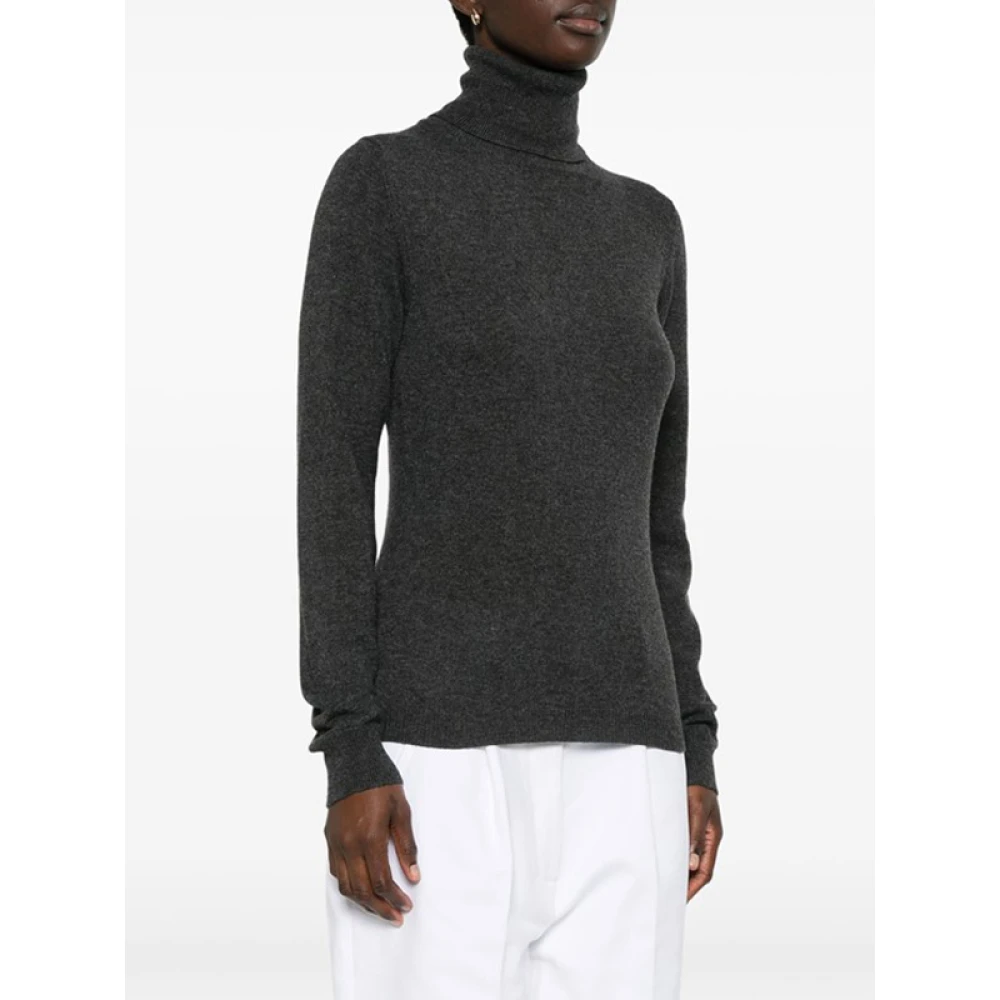 Ermanno Scervino Grijze Gebreide Turtleneck Sweater Gray Dames