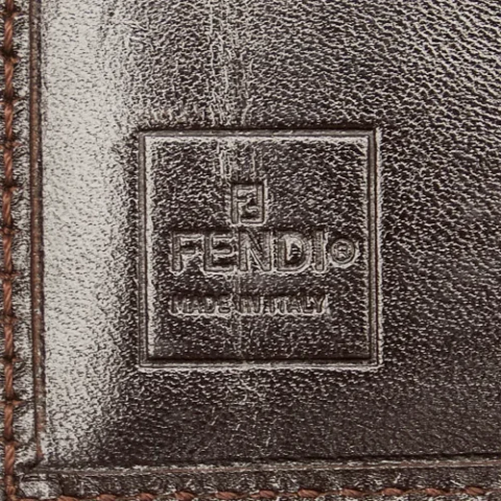 Fendi Vintage Pre-owned Canvas home-office Brown Dames
