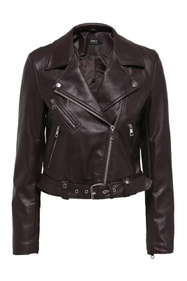 blazer-marron-a-manches-longues-et-fermeture-eclair