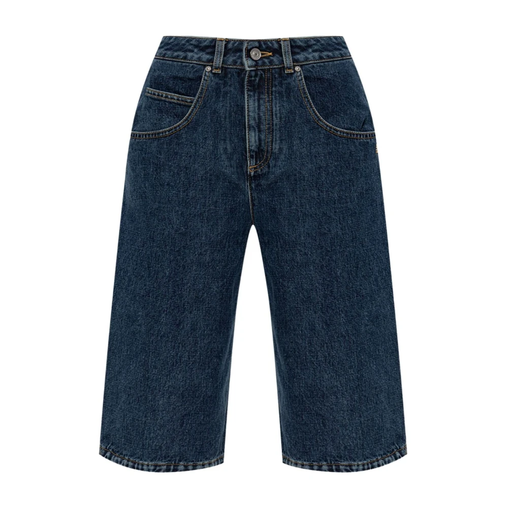 Givenchy Denim Bermuda Short Blue Dames