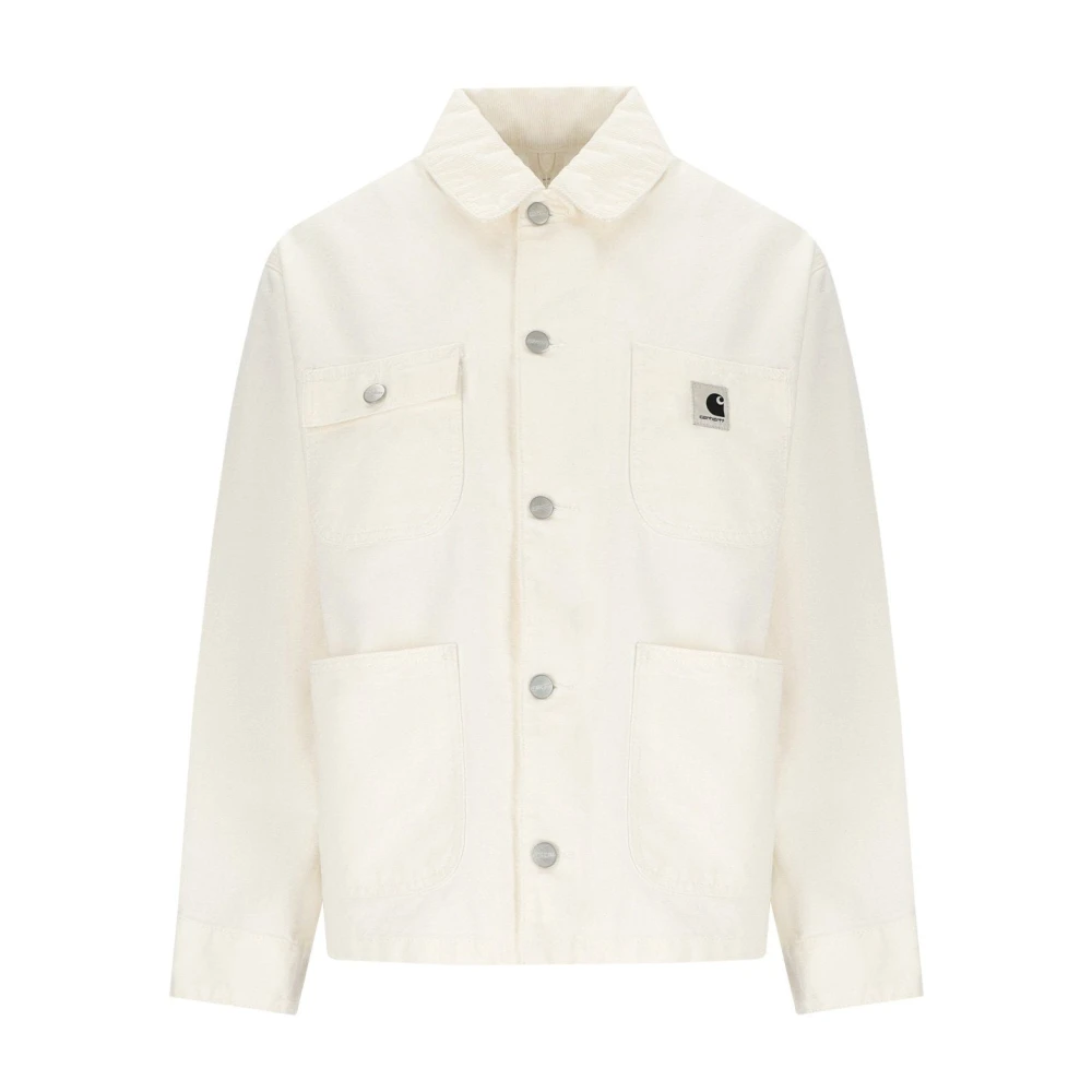 Carhartt Wip Women's White W' Og Michigan Coat - Denim Jackets - Xs - Jackets