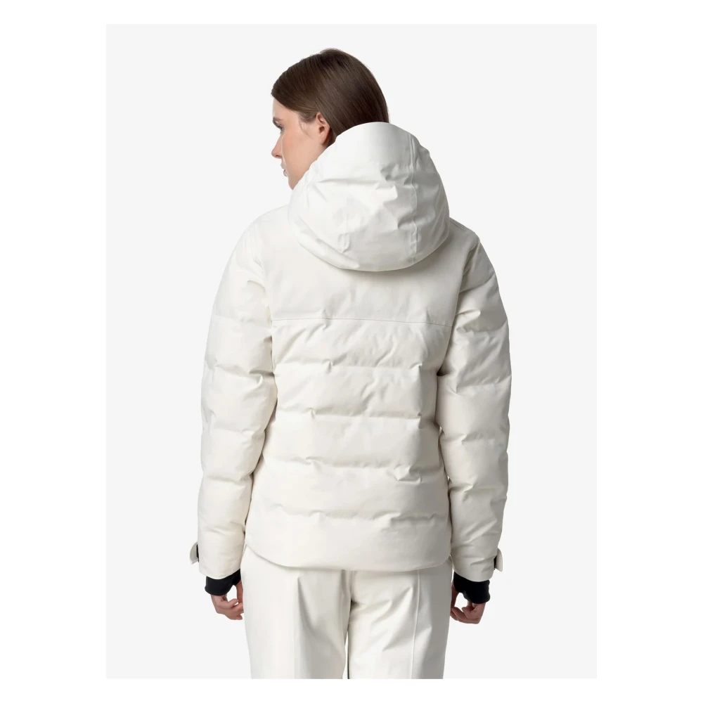 K-way Witte Gardenia Tueda Jas White Dames
