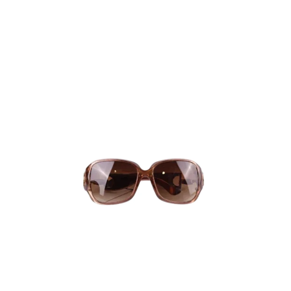 Gucci Vintage Pre-owned Plastic sunglasses Brown Dames