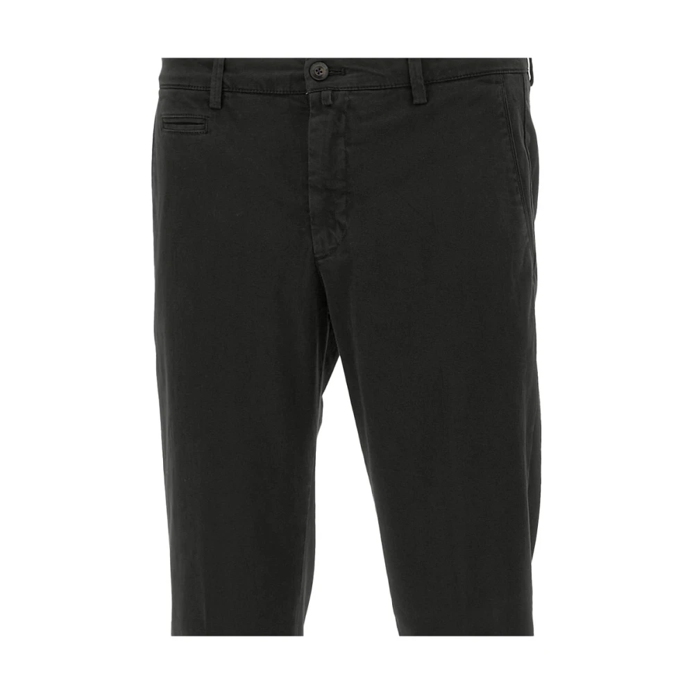 Briglia Klassieke Zwarte Chinos Slim Fit Black Heren