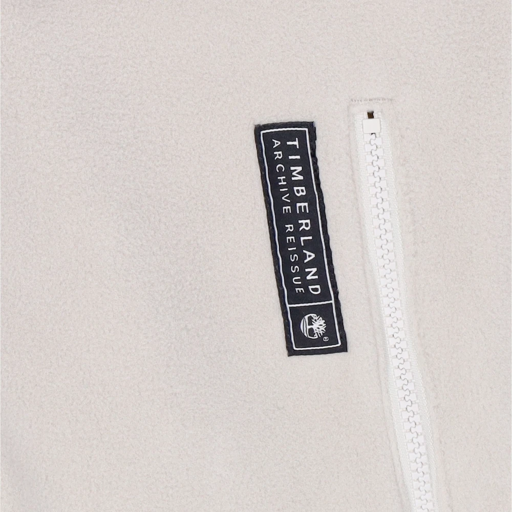 Timberland Fleecejas met rits en zakken Beige Heren