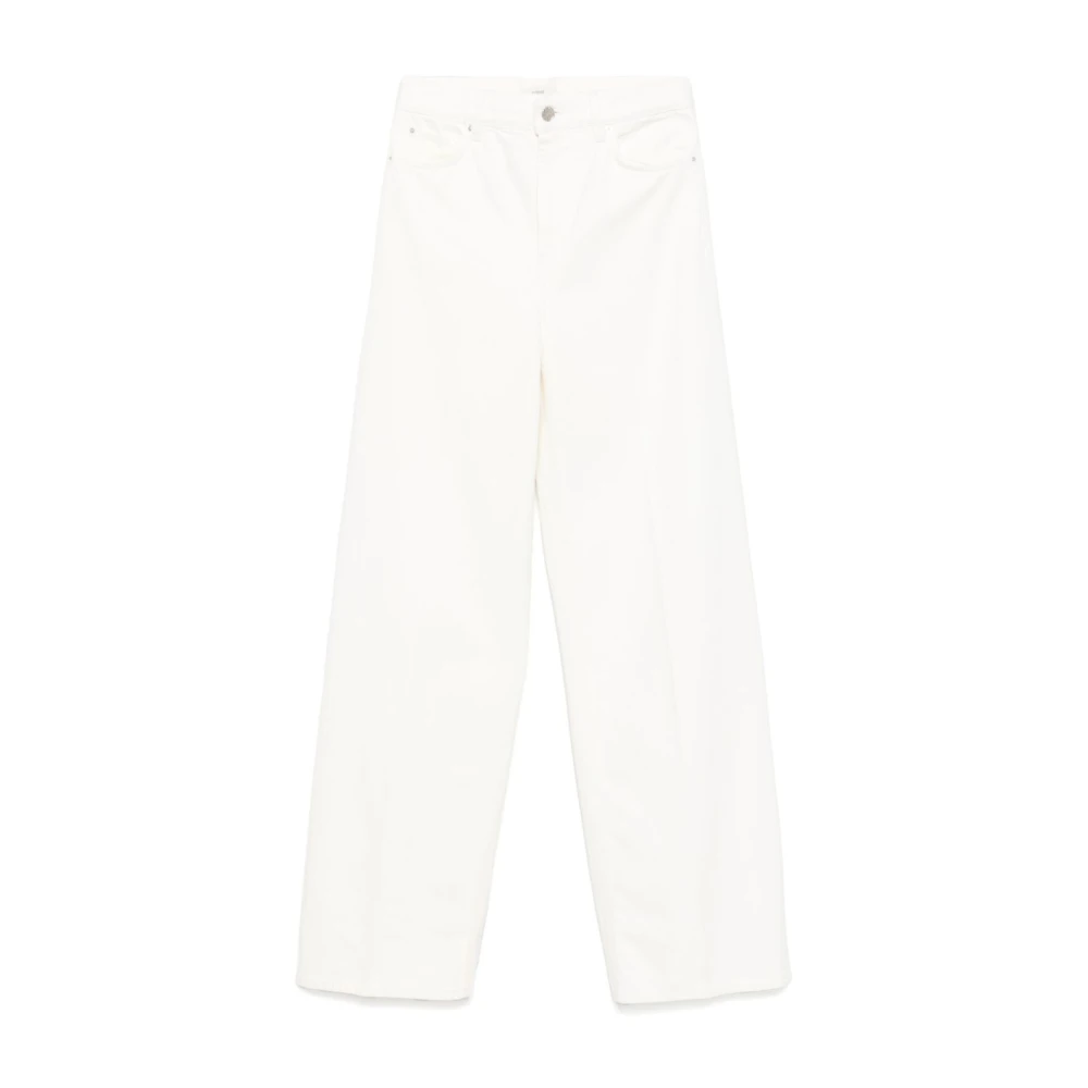 TotêMe Biologische Wide Leg Jeans White Dames