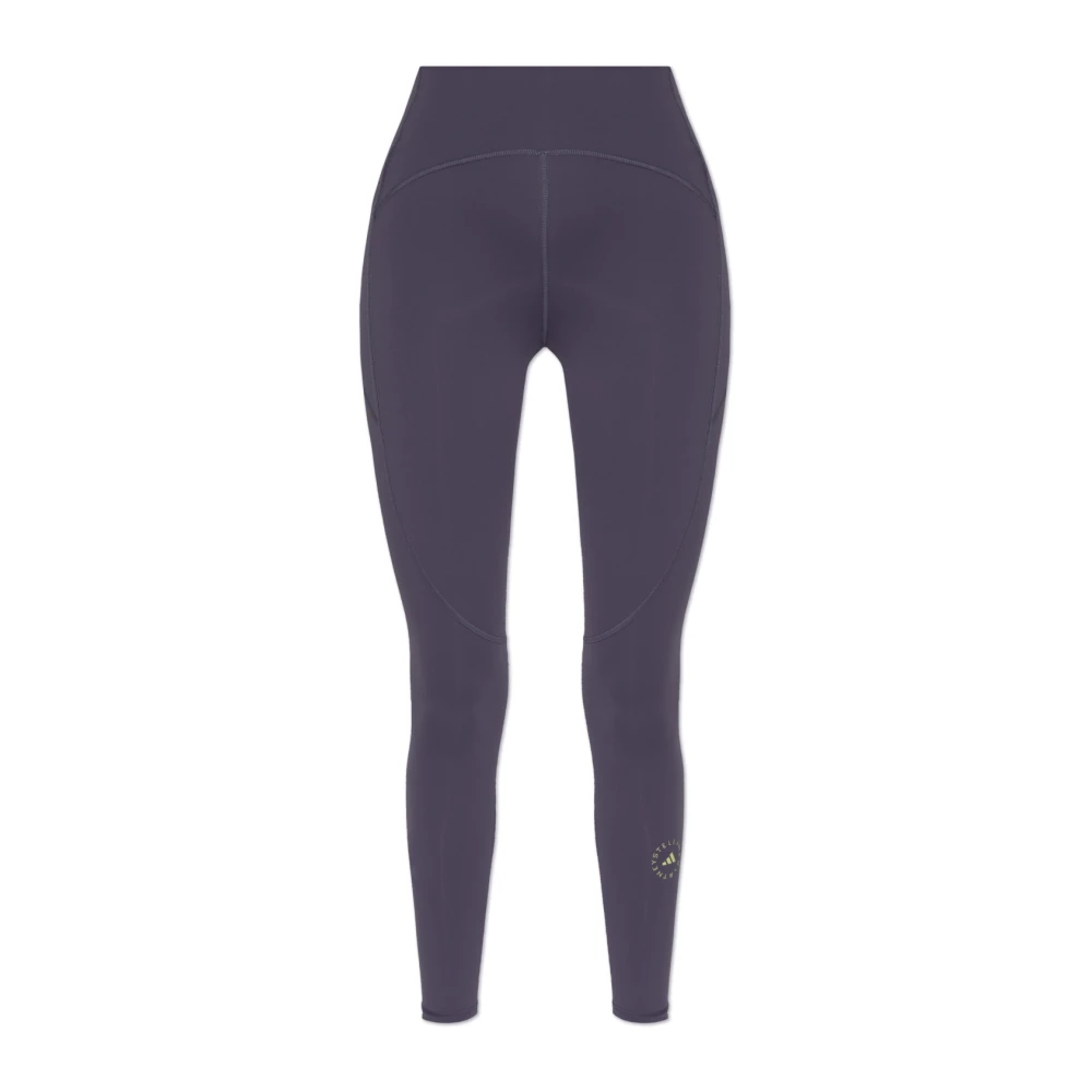 adidas by stella mccartney Trainingslegging met logo Purple Dames