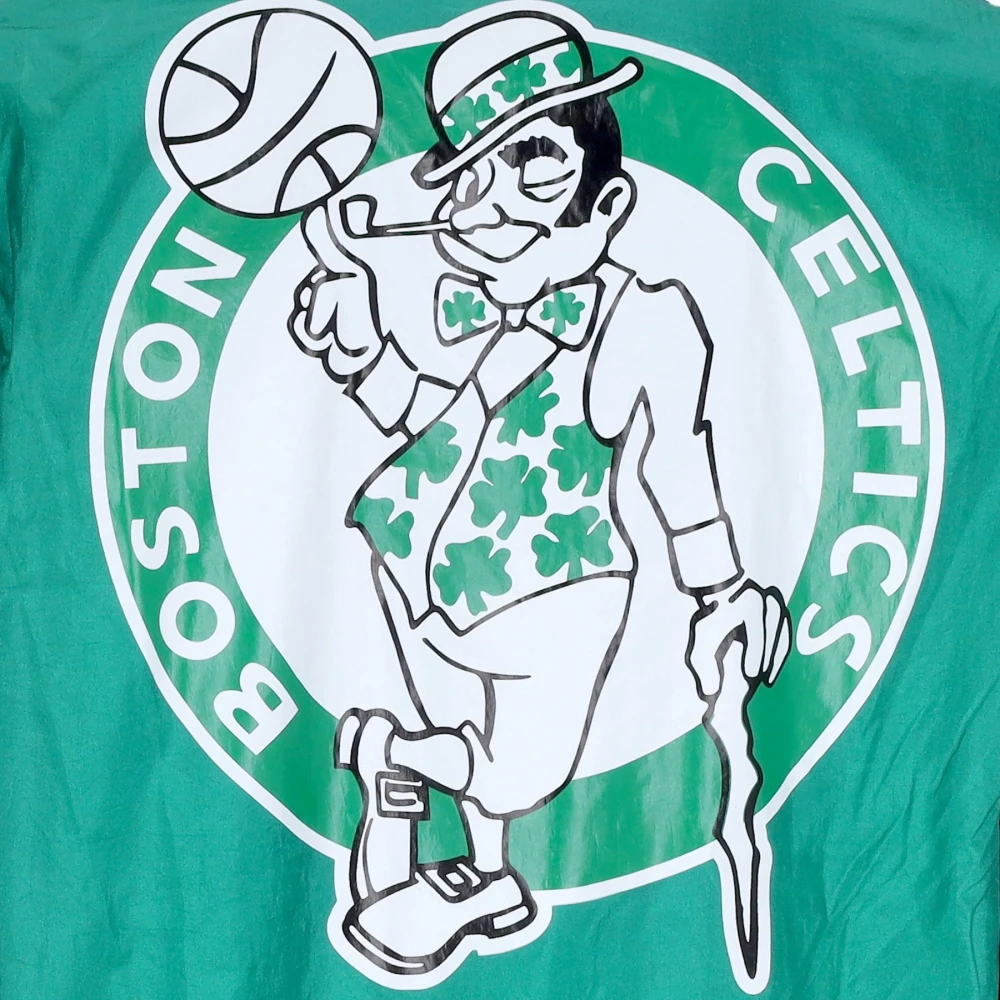 Mitchell & Ness Boston Celtics Windbreaker NBA Full Zip Green Heren