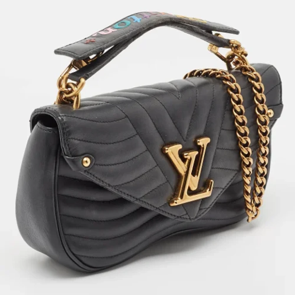 Louis Vuitton Vintage Pre-owned Leather louis-vuitton-bags Black Dames