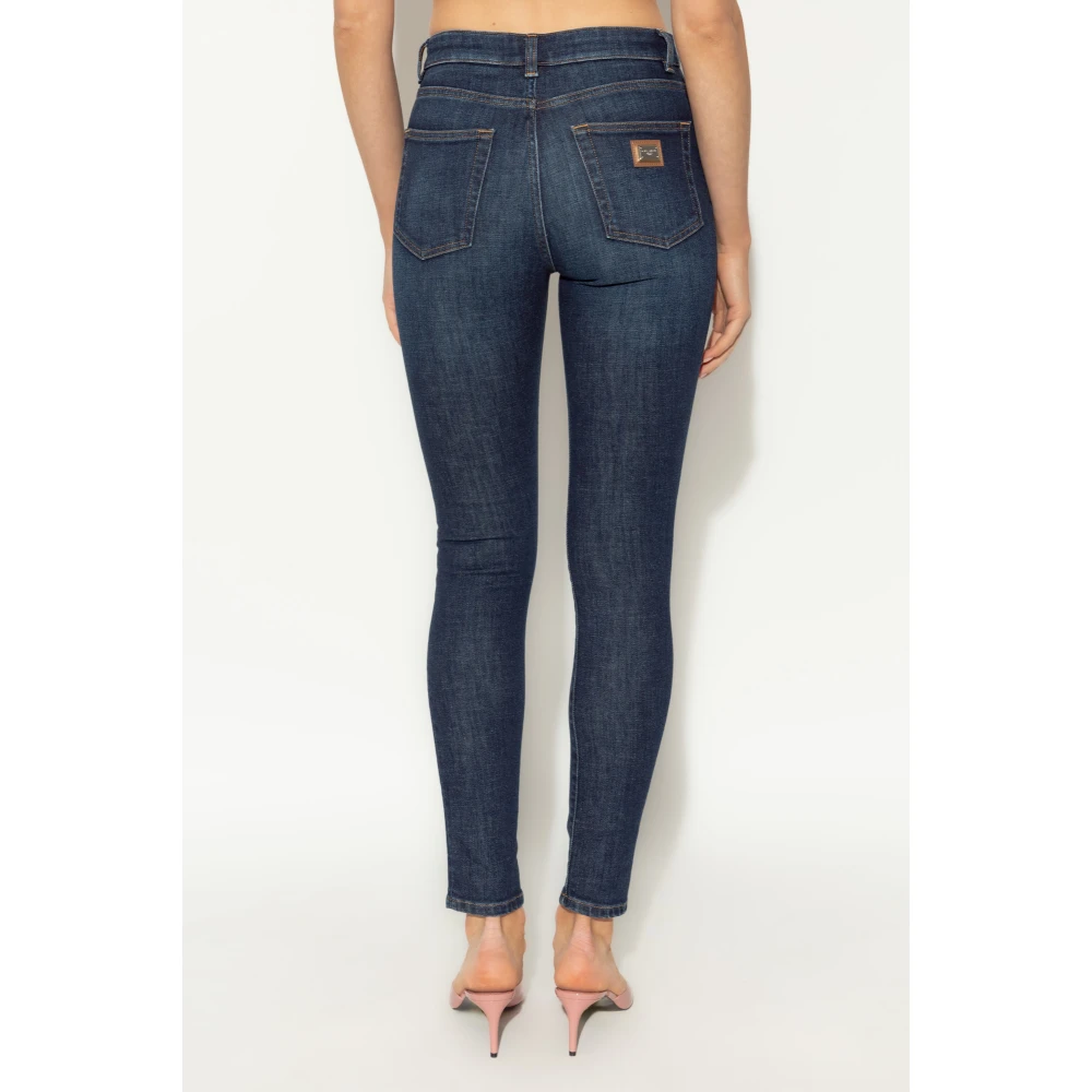 Dolce & Gabbana Tapered leg jeans Blue Dames
