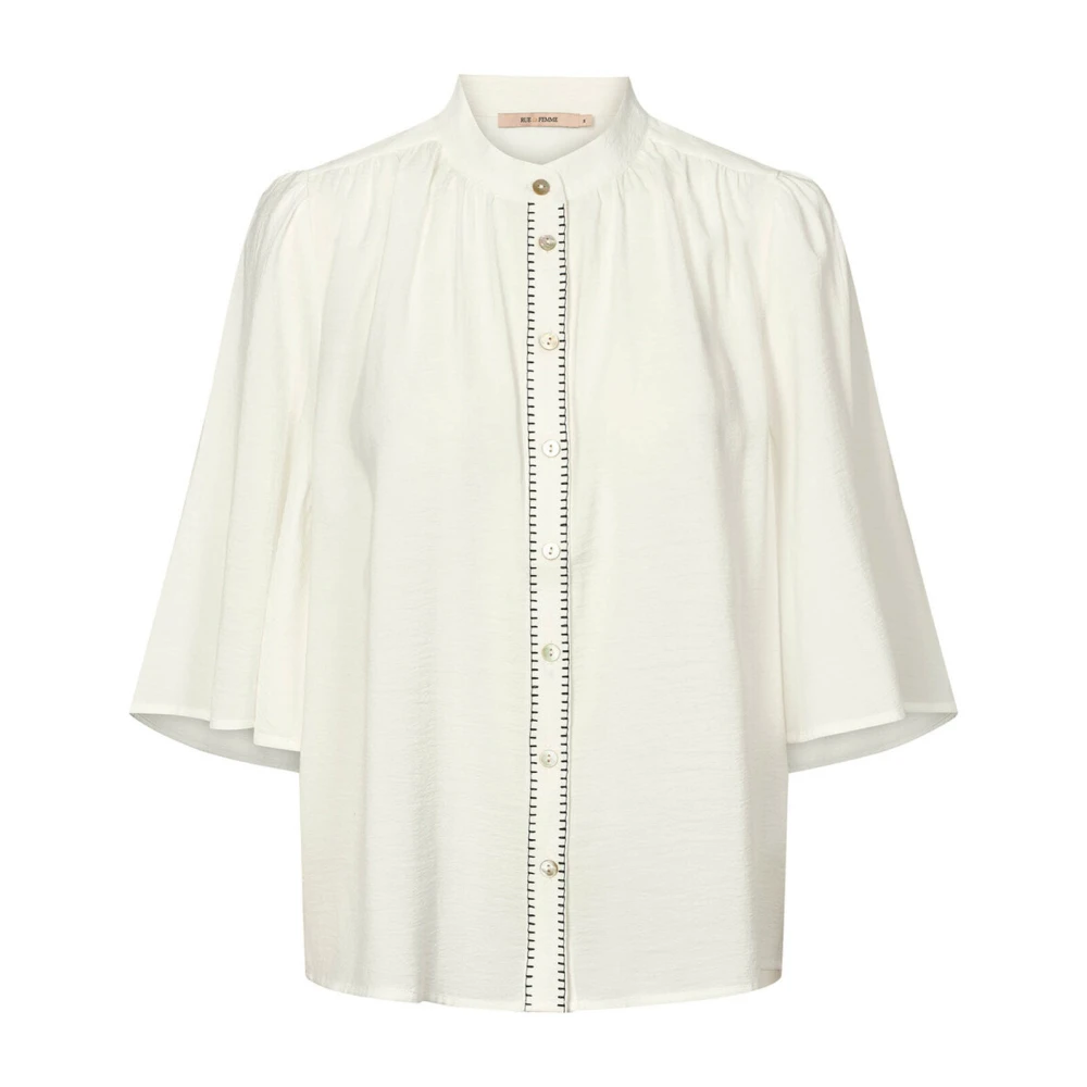 RUE de Femme Elyna Shirt Off White Vrouwelijke Stijl White Dames