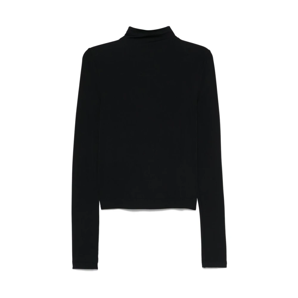 Armarium Zwarte Mock Neck Sweater Black Dames