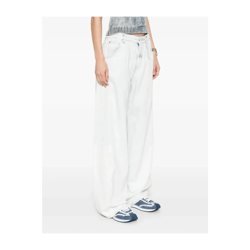 Darkpark Tencel Denim Papieren Zak Blue Dames