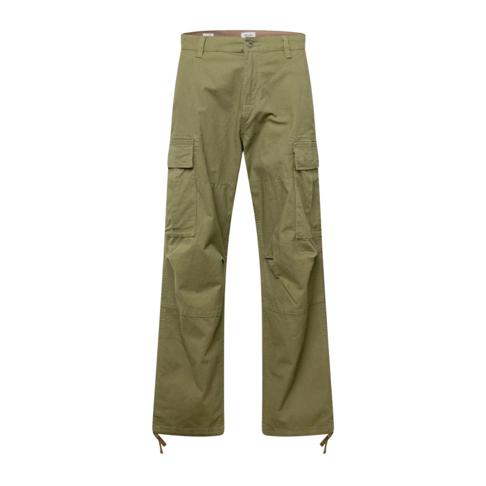 Only & Sons Men's Green Cargo Ribstop Trousers - Straight Trousers - W28 L32 - Trousers