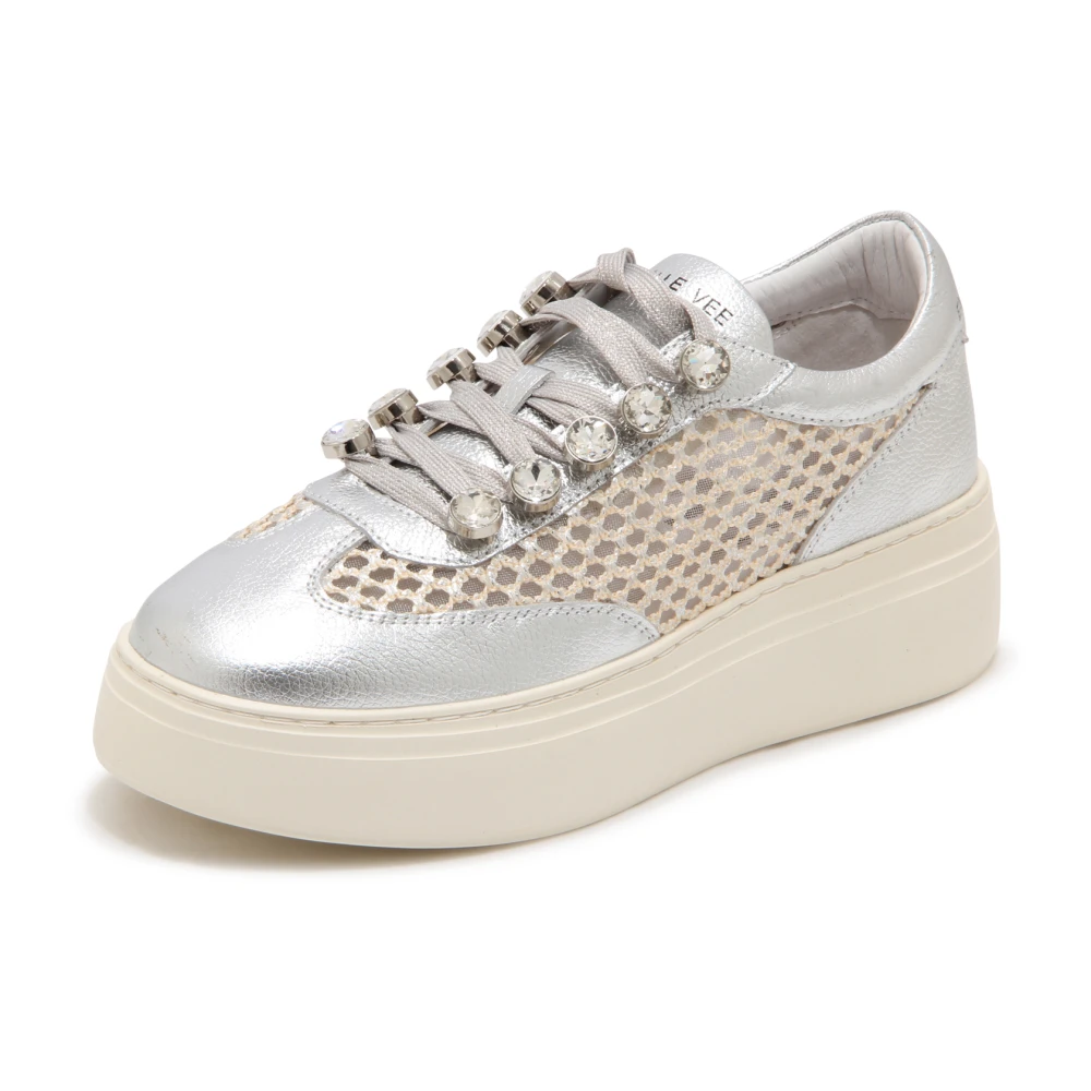 Emanuelle Vee N7446 Bice Raffia Schoenen Dames Schoenen Grijs