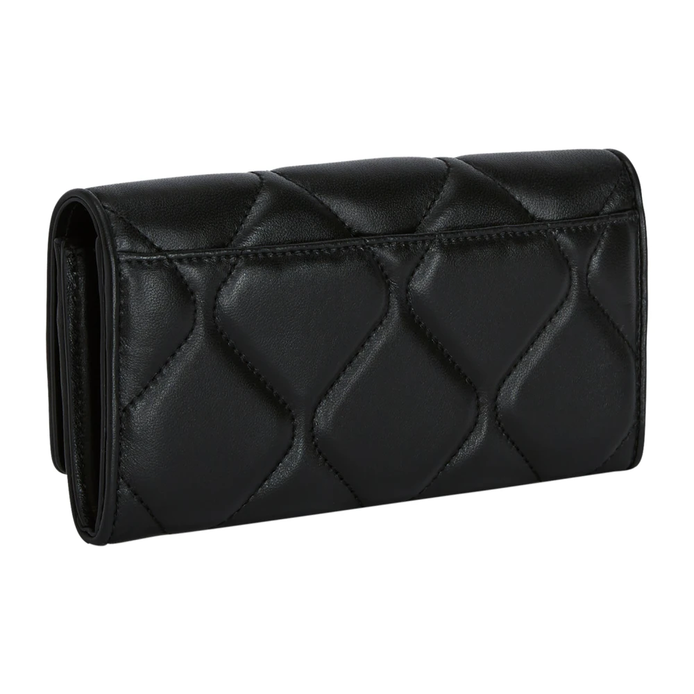 Furla Elegante Gewatteerde Continental Wallet XL Zwart Dames