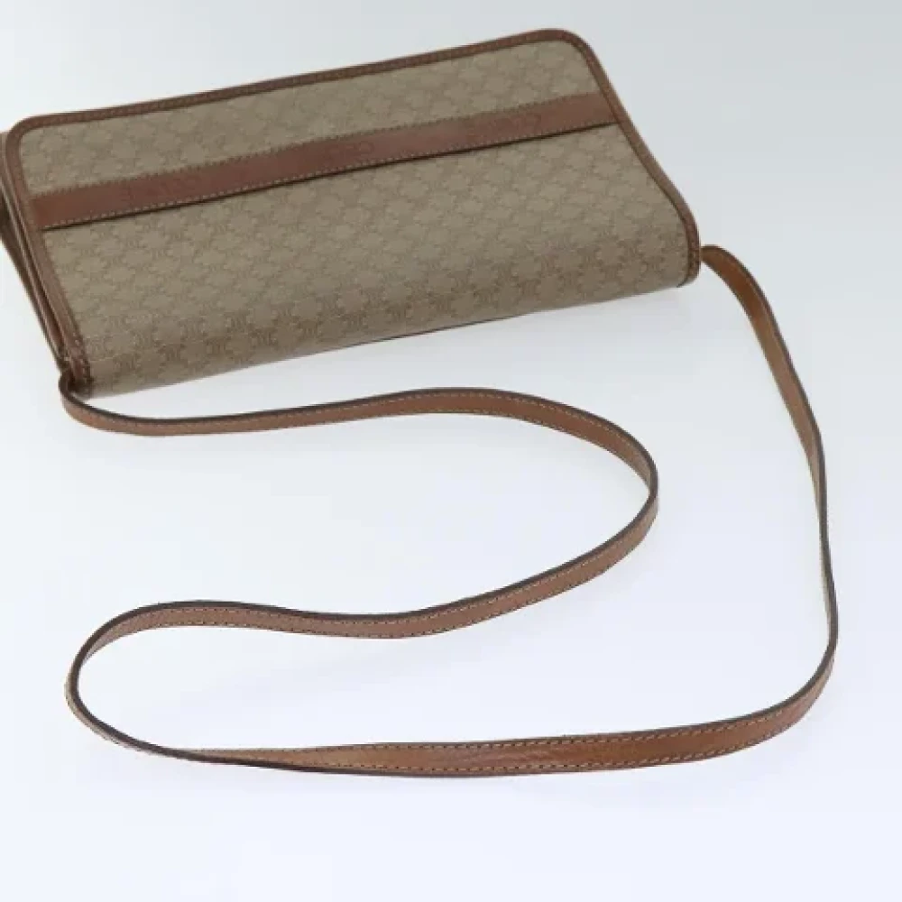 Celine Vintage Pre-owned Canvas celine-bags Beige Dames