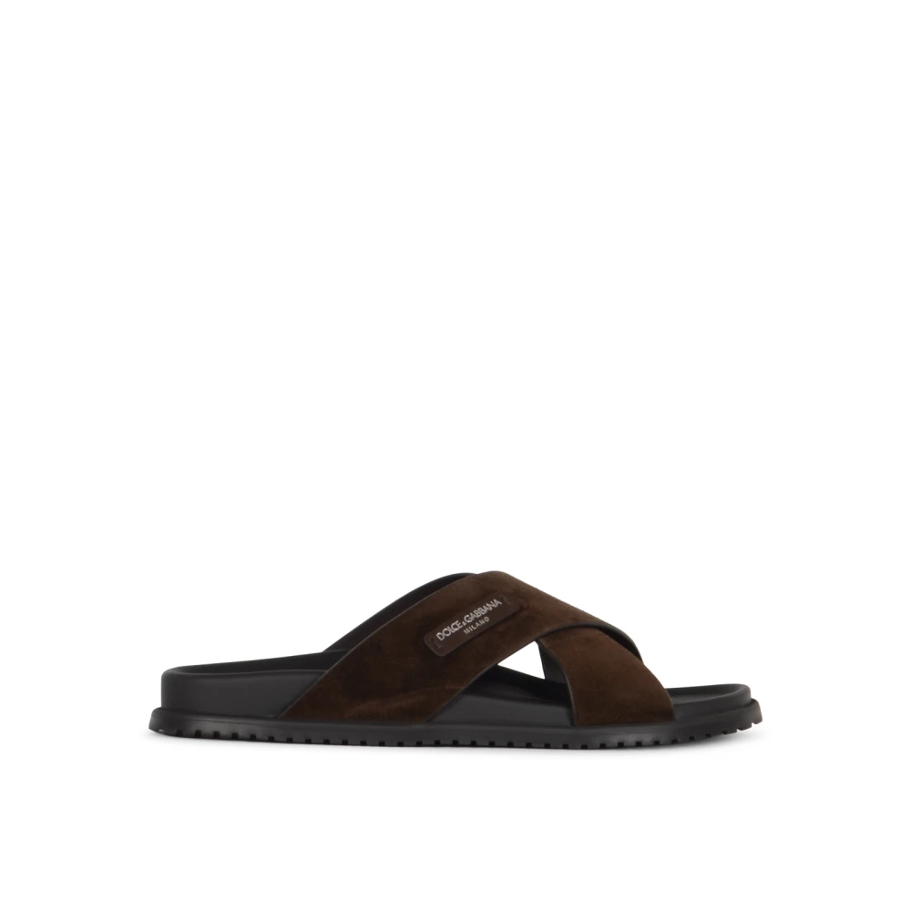 Dolce & Gabbana Uomo Marrone Scarpe, 44 Eu, New,