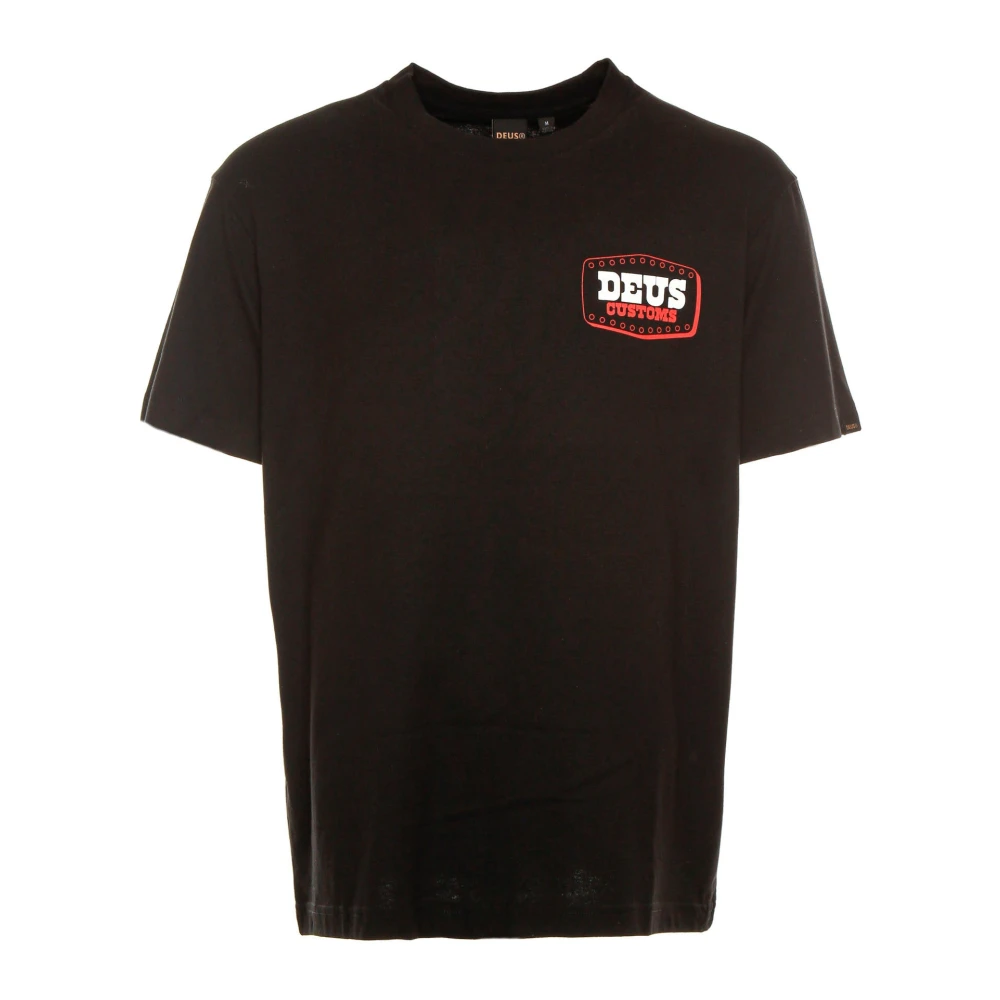 Deus Ex Machina Buckle Up Tee Boxy Fit Black Heren