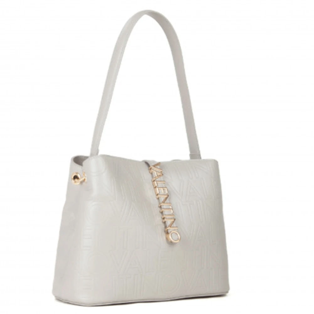 Valentino by Mario Valentino Grijze Grote Tote Tas met Valentino Details Gray Dames