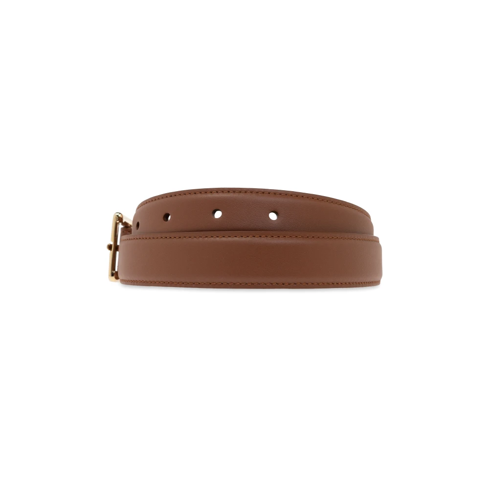 Salvatore Ferragamo Leren riem Brown Dames