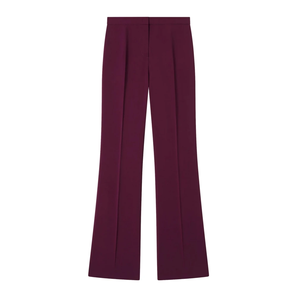 Pinko Elegante Viscose Elastaan Broek Red Dames