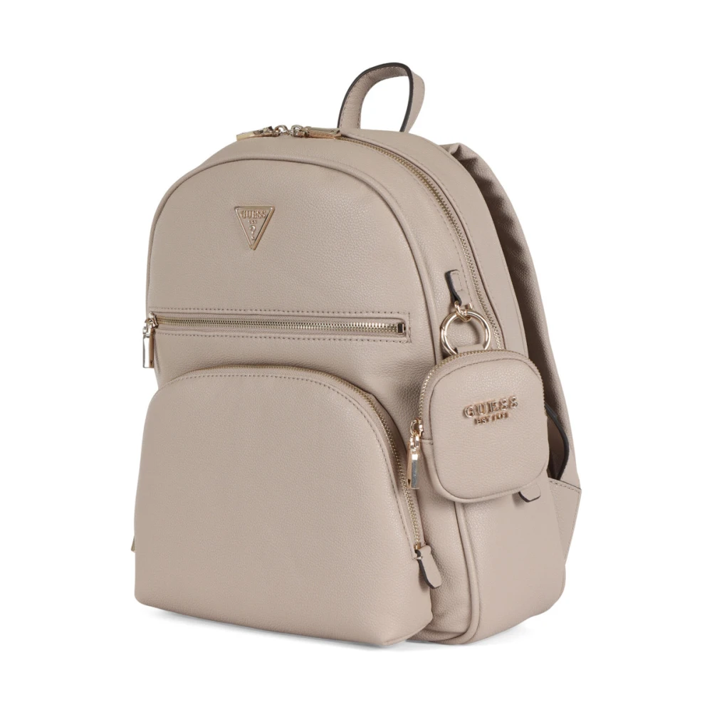 Guess Grote Eco-Leren Rugzak Beige Dames