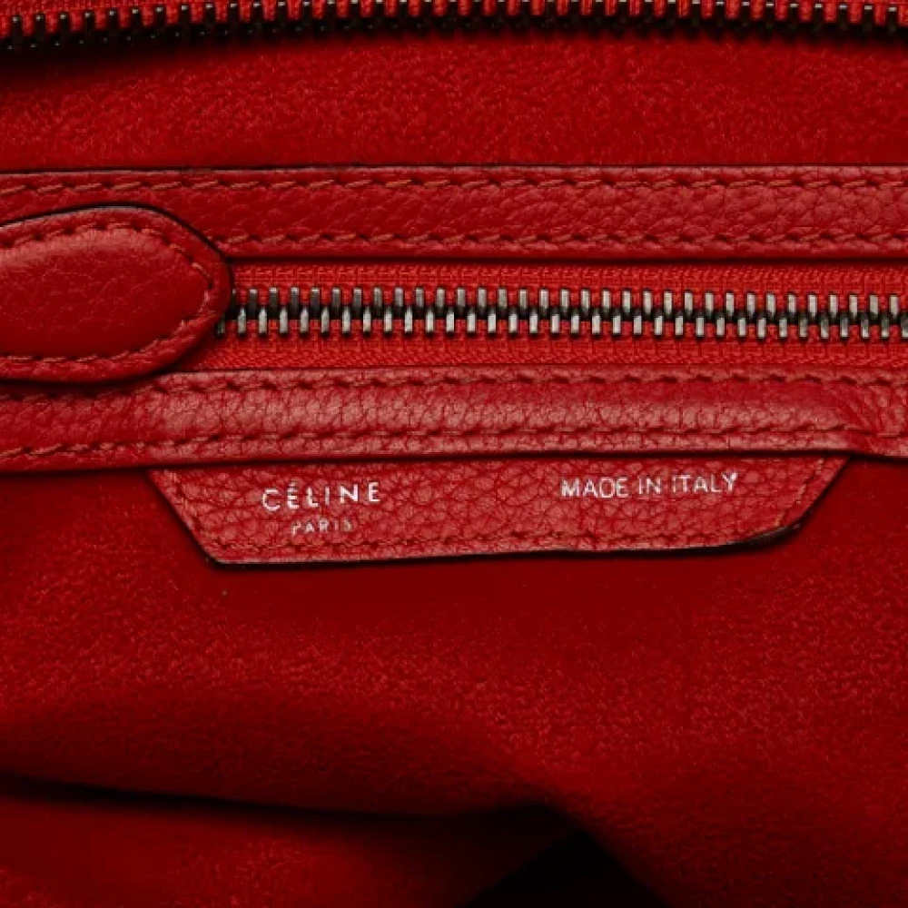 Celine Vintage Pre-owned Leather celine-bags Orange Dames