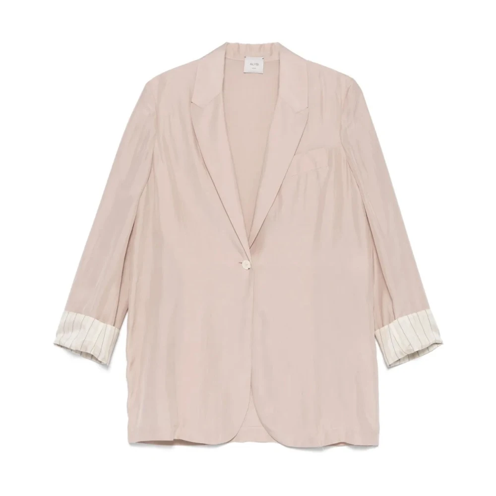 Alysi - Jackets > Blazers - Beige - Alysi - Modalova