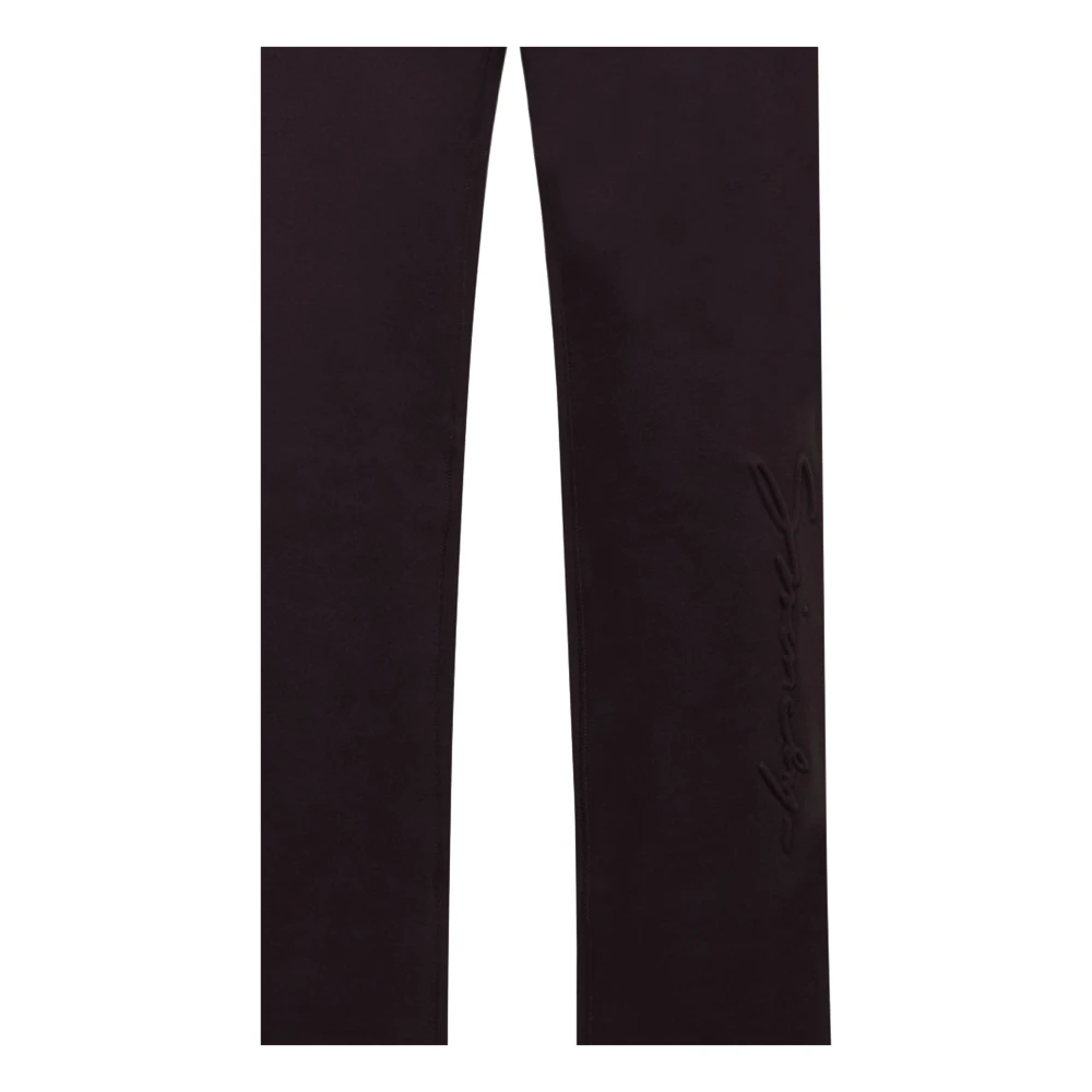 Givenchy Paarse Abstracte Katoenen Stretchbroek Purple Heren