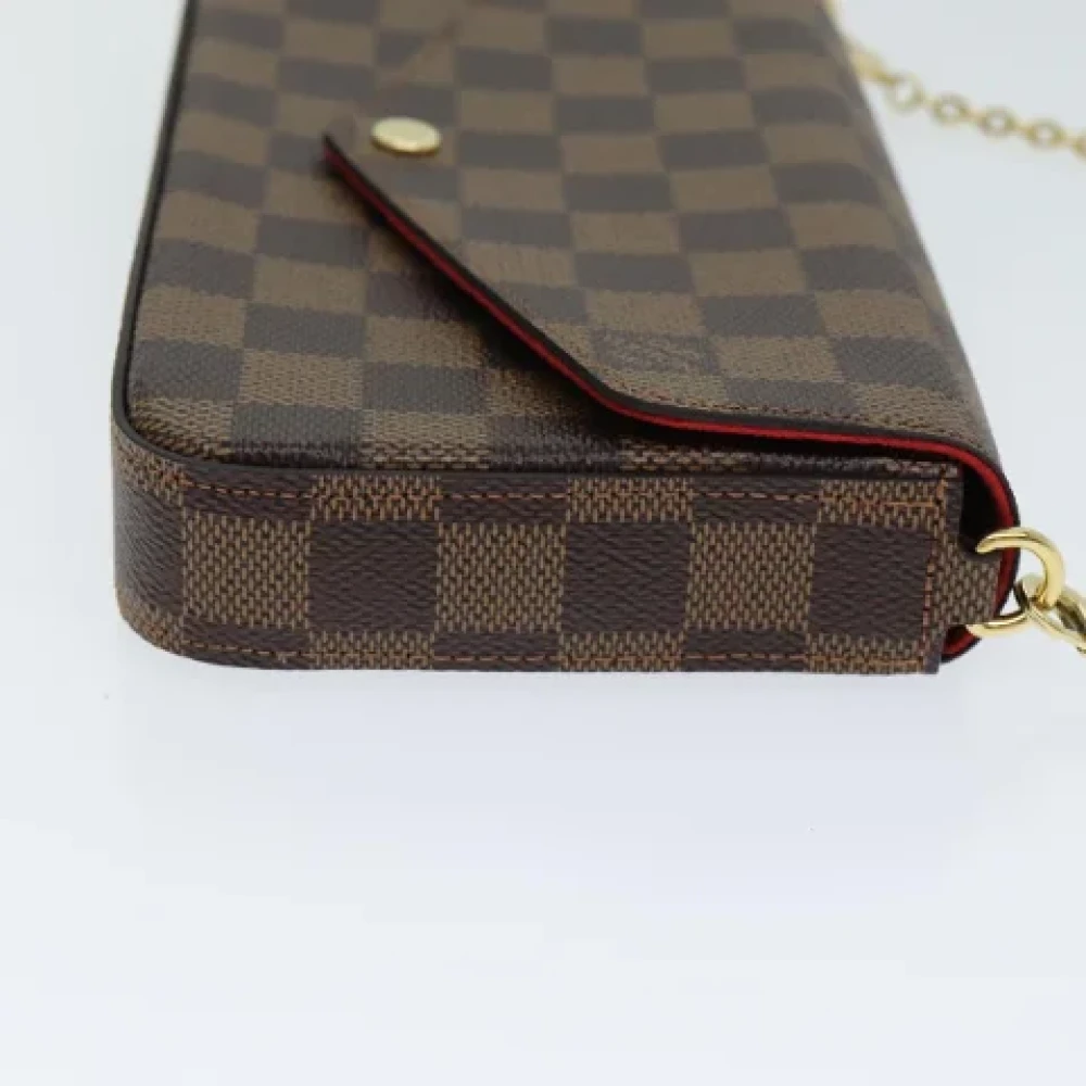 Louis Vuitton Vintage Pre-owned Canvas shoulder-bags Brown Dames