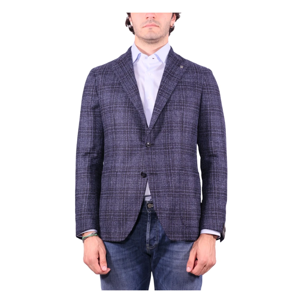 Tagliatore Jassen Blauw Blue Heren